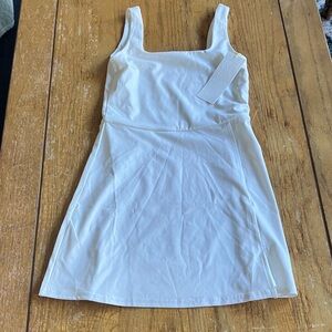 h&m white beaded dress H&M Bead-Embellished Bandeau Dress